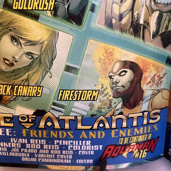 Justice League Vol 2 #16 Throne of Atlantis, Chapter Three Friends and Enemies - Picture 5 of 9